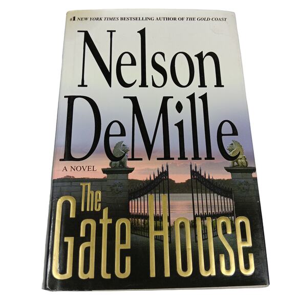 Nelson DeMille The Gate House Hard Cover Sequel to The Gold Coast Pre Owned - Picture 1 of 10